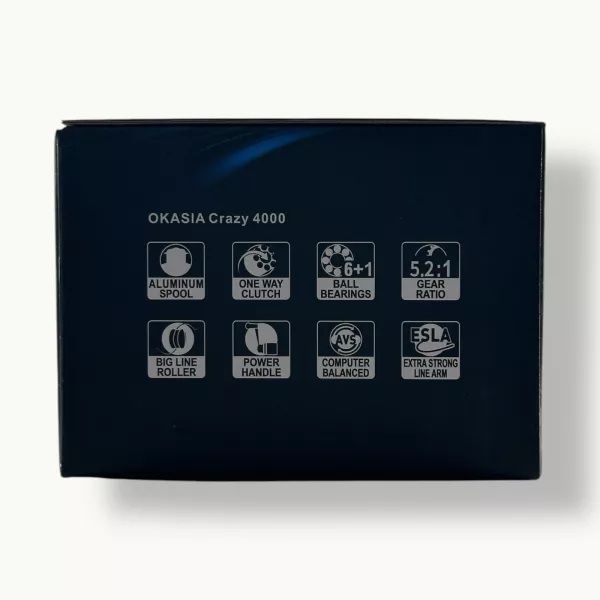 OKASIA CRAZY 4000 SPIN MAKINESI 6+1BB - Görsel 7